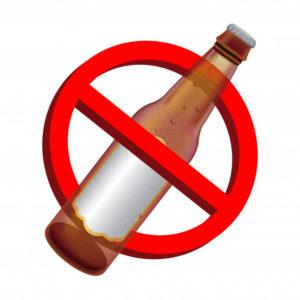 NO BEBER ALCOHOL